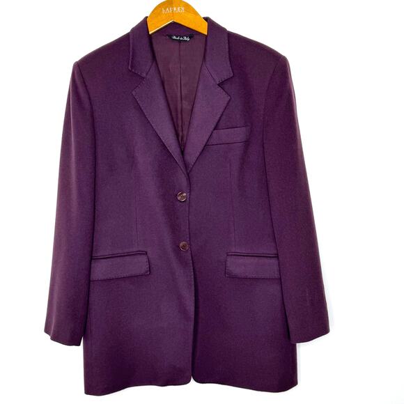 Louis Dell'Olio purple cashmere blazer - Picture 1 of 16